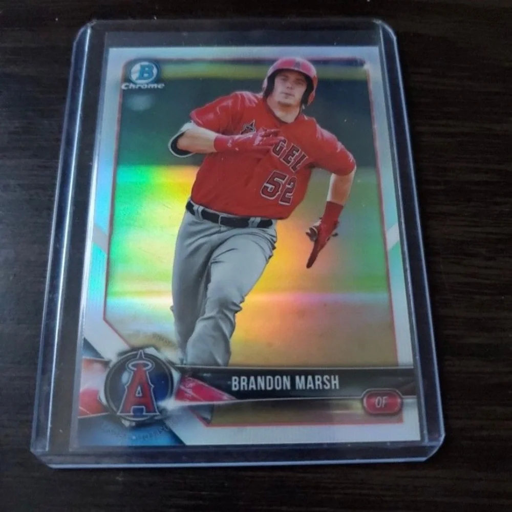 Angels Brandon Marsh Rookie Refractor Card - Picture 1 of 1